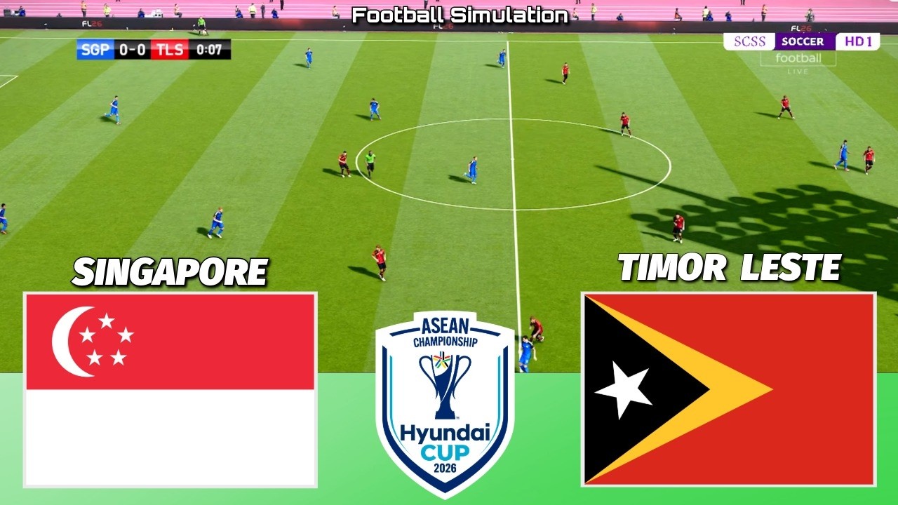 🔴 LIVE | Singapore vs Timor Leste - ASEAN Championship 2026 | PES 21 Simulation