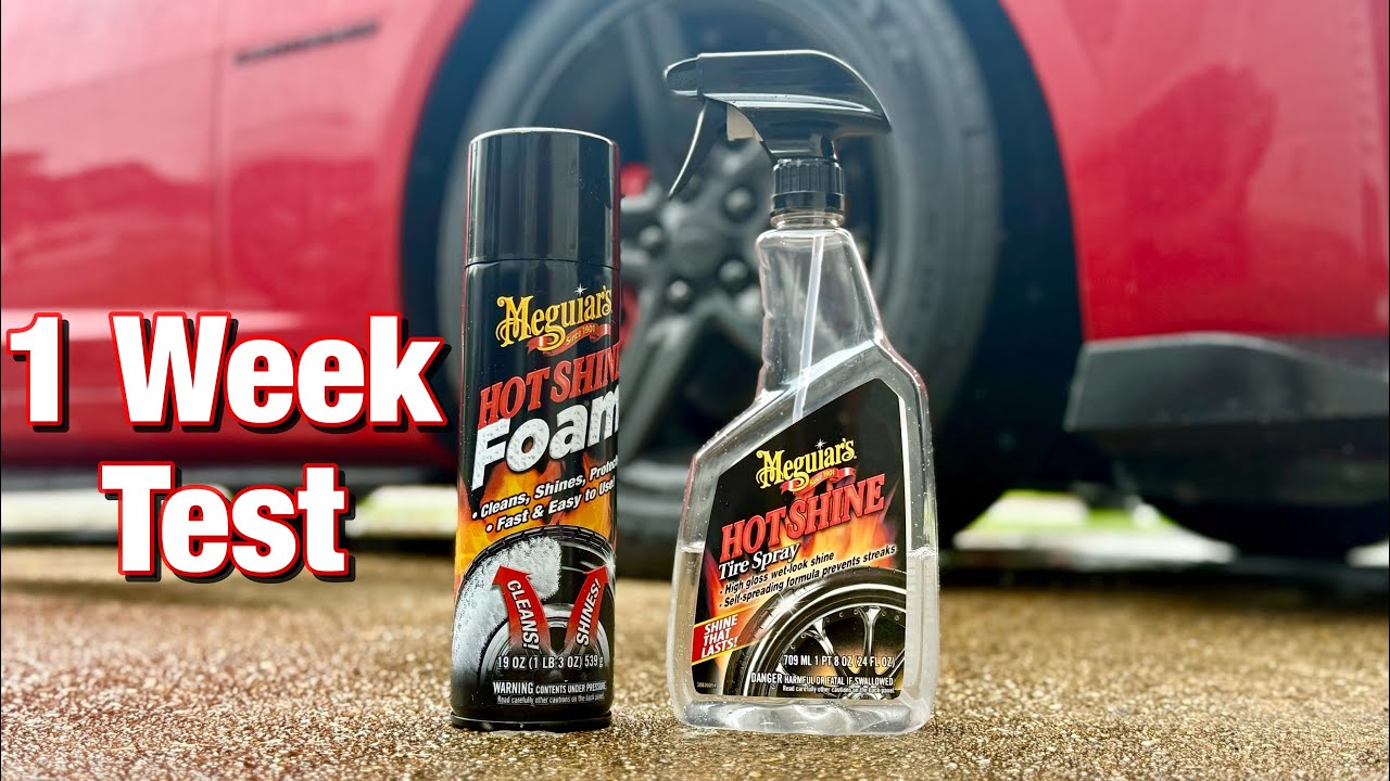Testing Two of Meguiars’ Shiniest Tire Shines For One Week To Find Out Which is Better