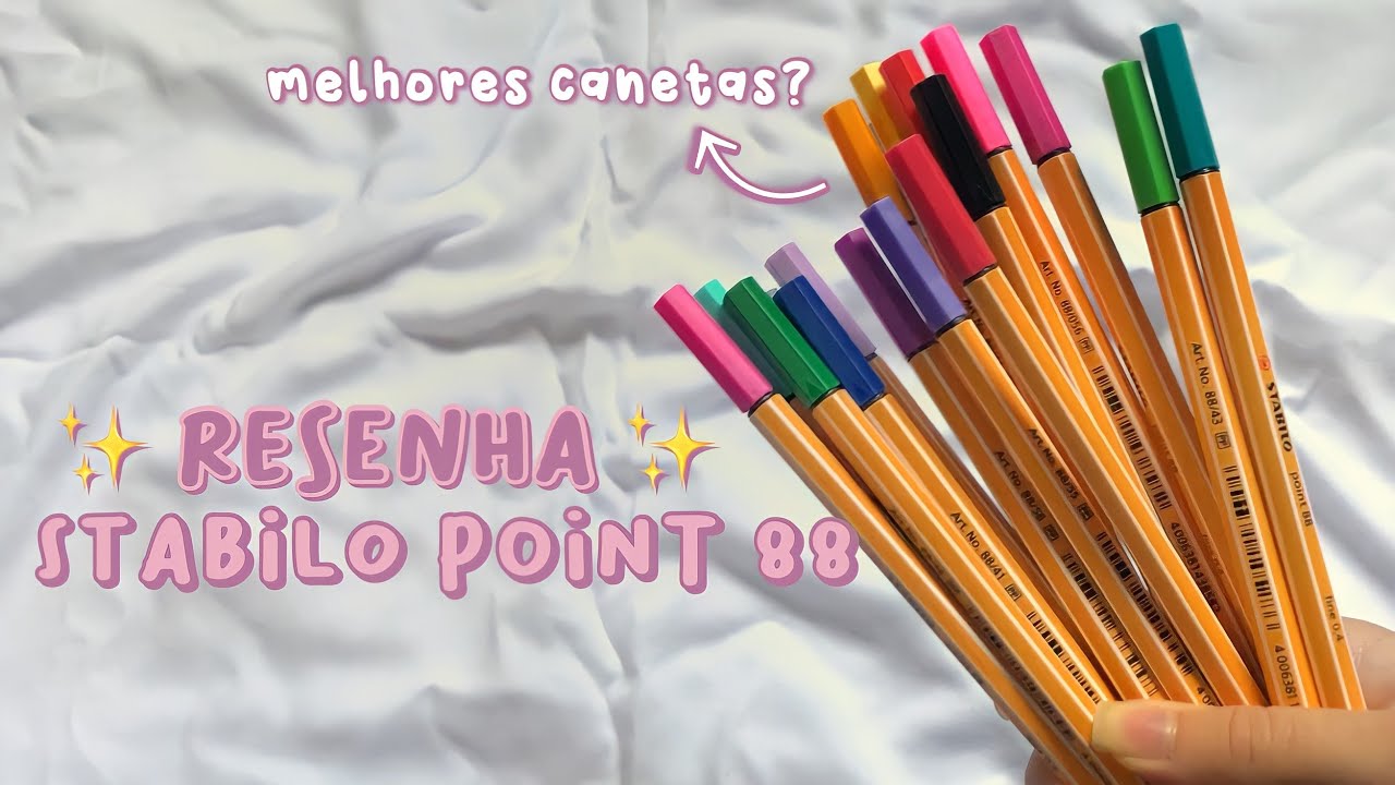 PEN TEST STABILO POINT 88 (melhores canetas?)