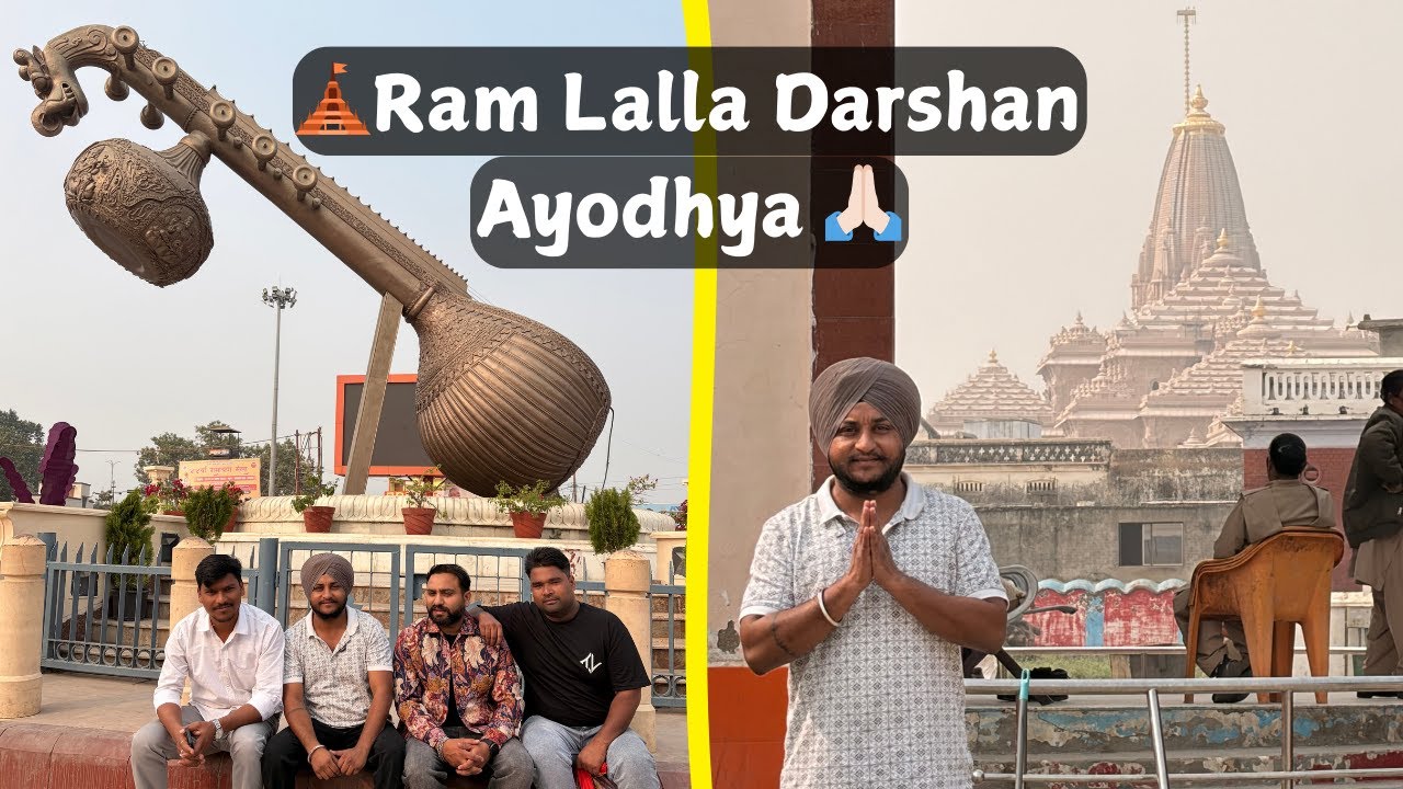 Ayodhya Shri Ram Mandir Darshan | Delhi to Ayodhya Road Trip