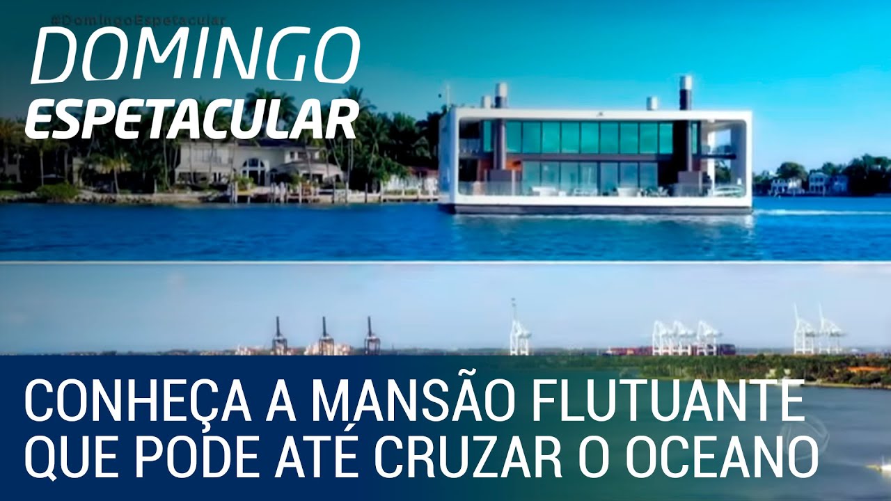 Conheça a mansão flutuante que pode até cruzar o oceano