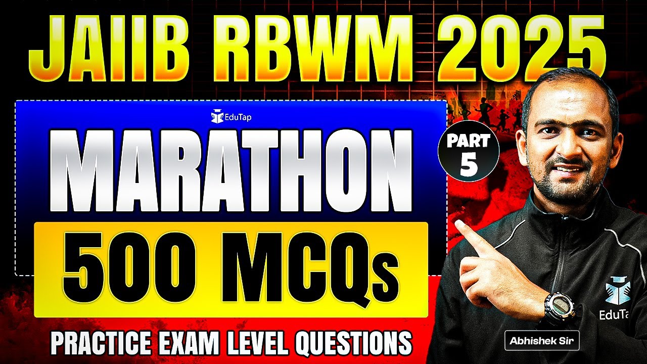 JAIIB RBWM Marathon Class 2025 | JAIIB RBWM Important Topics & Questions | JAIIB Nov 2025