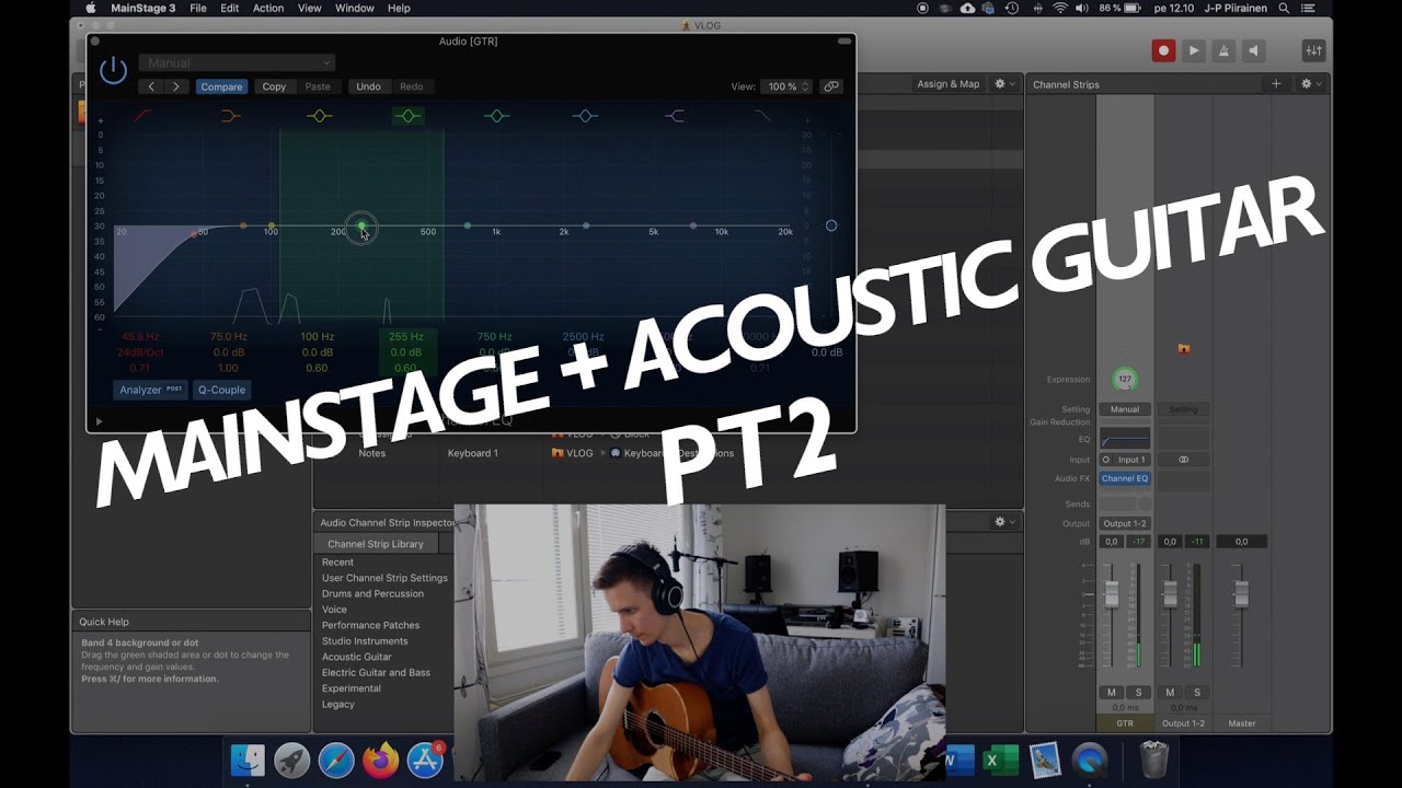 Mainstage + acoustic guitar pt 2