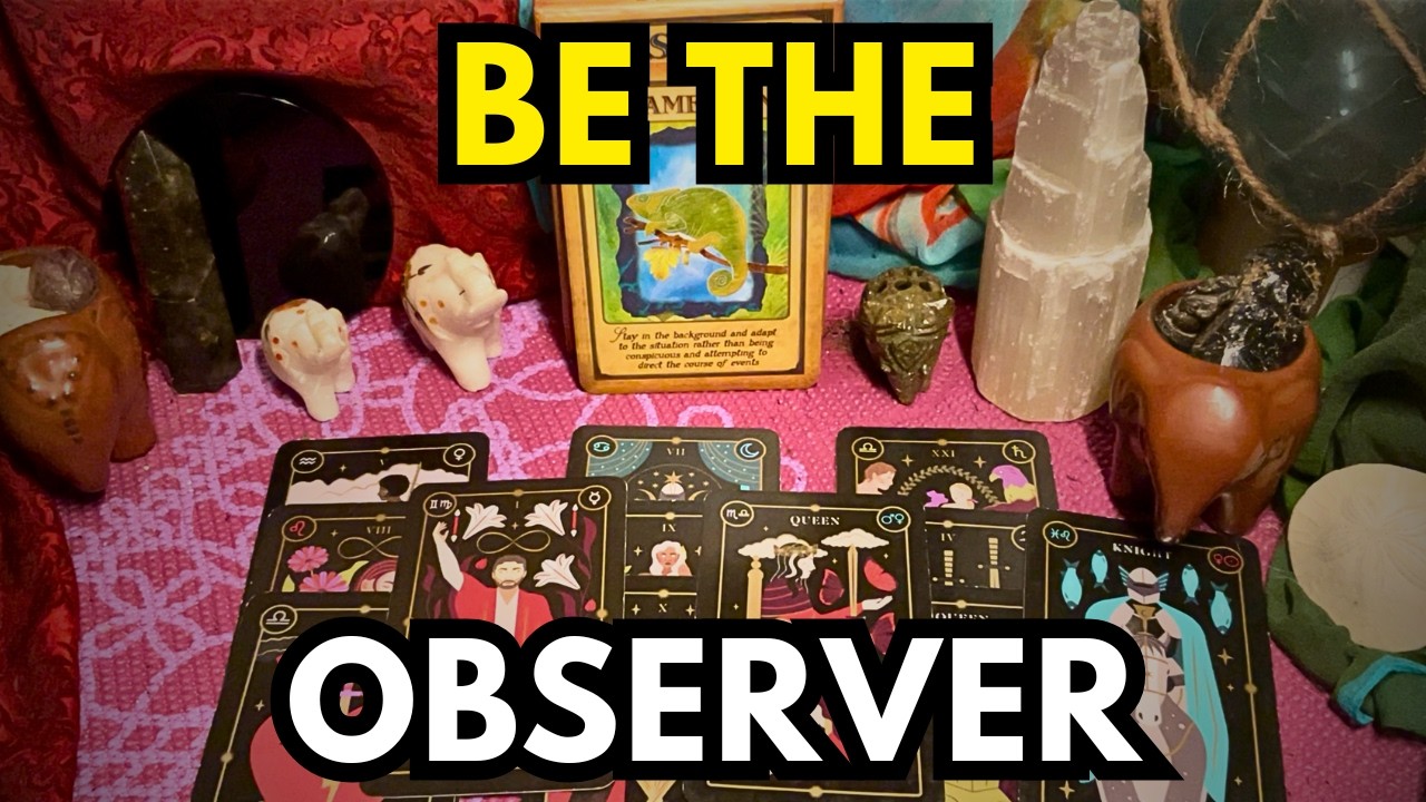 Be the witness, observer! You are the grounding energy for this situation! This one is not about you
