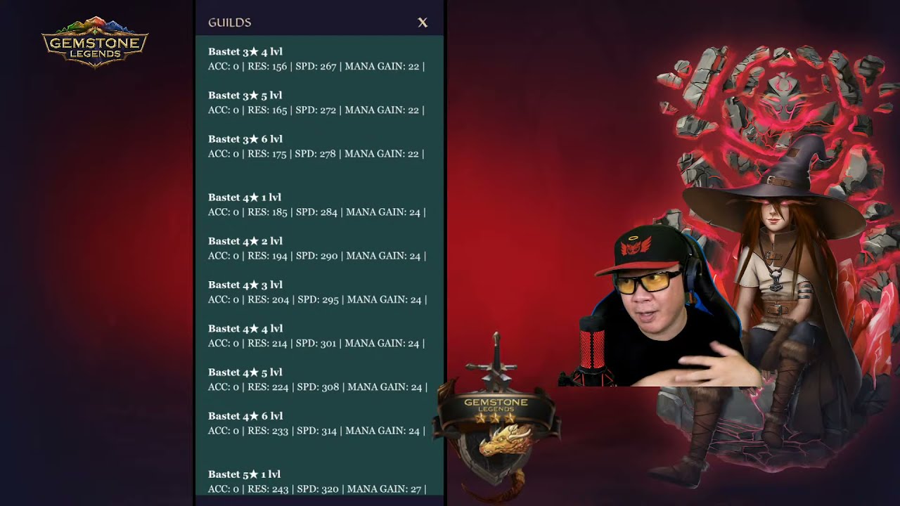 Gemstone Legends - How to farm, how to set up for raid boss, etc.  (Stream)