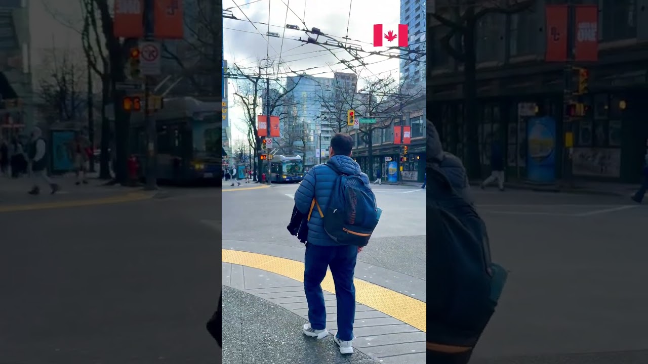 🇨🇦冬天的溫哥華市中心逛逛 ✨ Wandering Through Downtown Vancouver［4K]