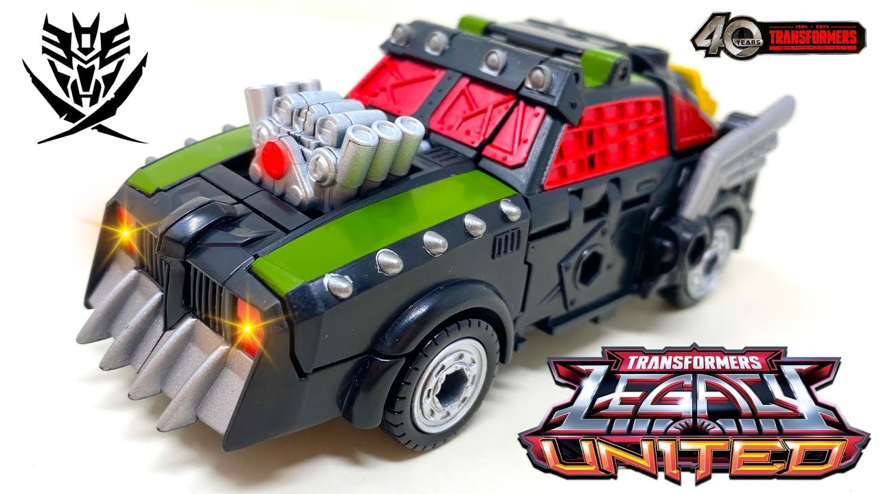 Transformers LEGACY United STAR RAIDER Deluxe Class LOCKDOWN Review & FAN MODE!