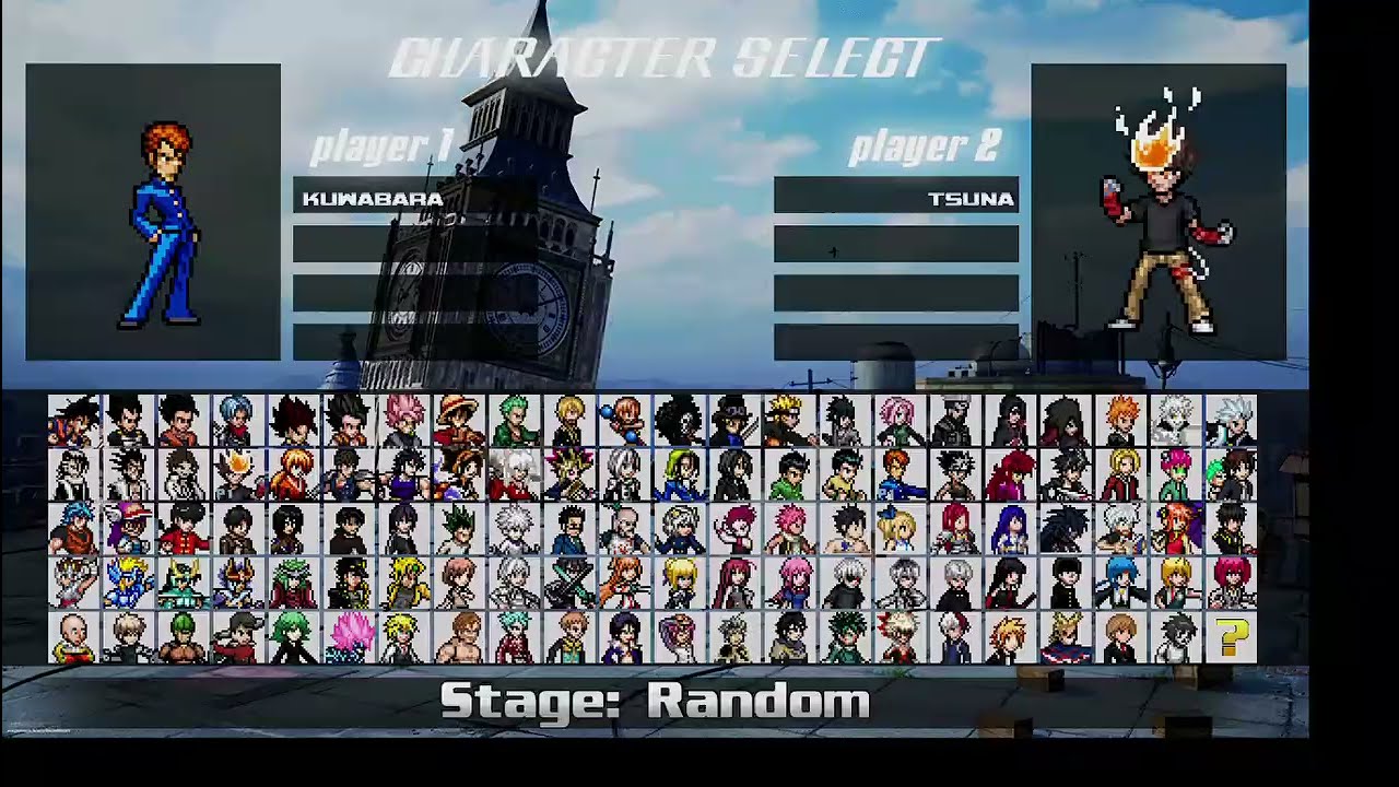 Tsuna Vs Kuwabara Jump Force Mugen V2