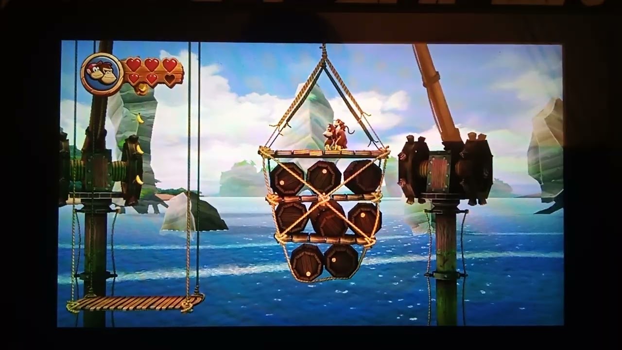 Let's Play Donkey Kong Country Returns HD (Nintendo Switch) Part 2: Annoying Rocket/Waves Levels!