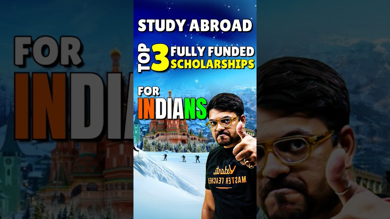 Top 3 Scholarship for Indians to Study Abroad✅✅#studyabroad #scholarship #foreignstudy #foreign