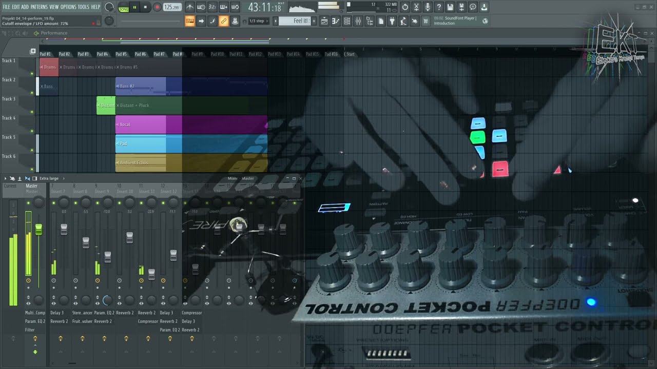 EKT - Feel it! [FL-Studio, AKAI Fire, Performance Mode]