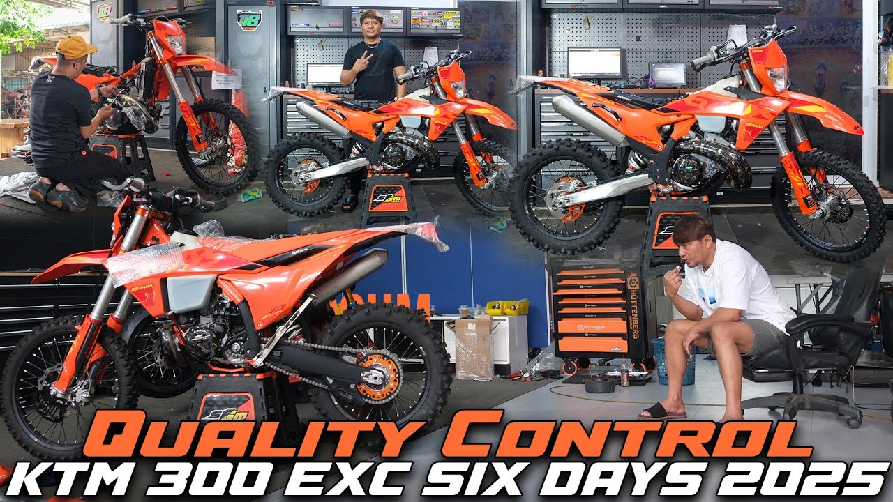 QUALITY CONTROL BY RINO SANJAYA‼️KTM 300 EXC SIX DAYS 2025