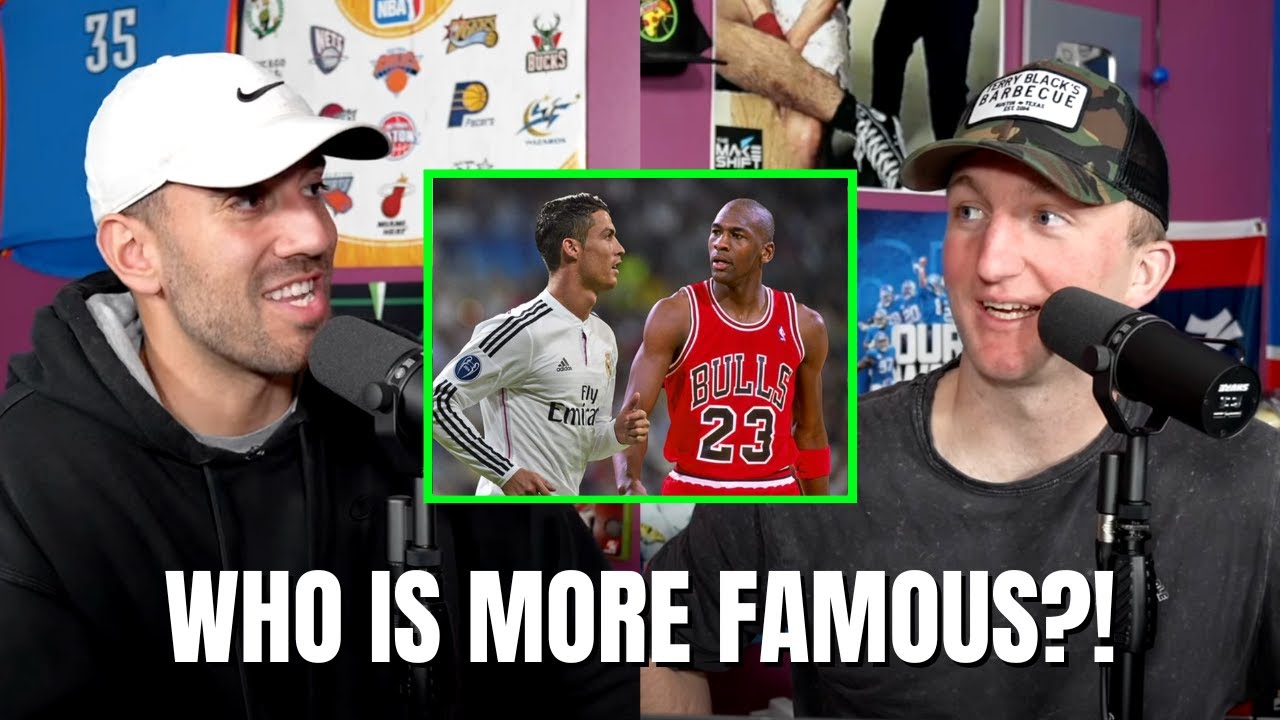 MORE FAMOUS? RONALDO or MICHAEL JORDAN?! 🏀 ⚽️