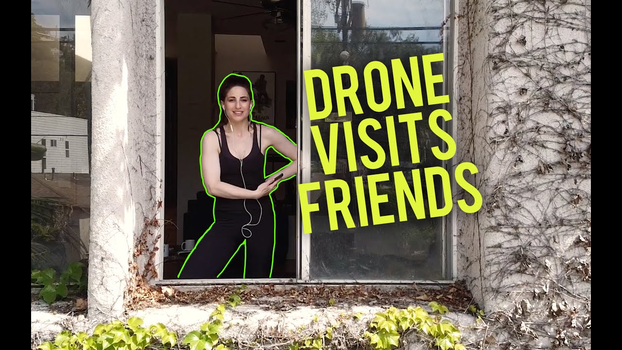 FLYING A DRONE TO SURPRISE MY FRIENDS AT THEIR HOMES | LOS ANGELES 2020