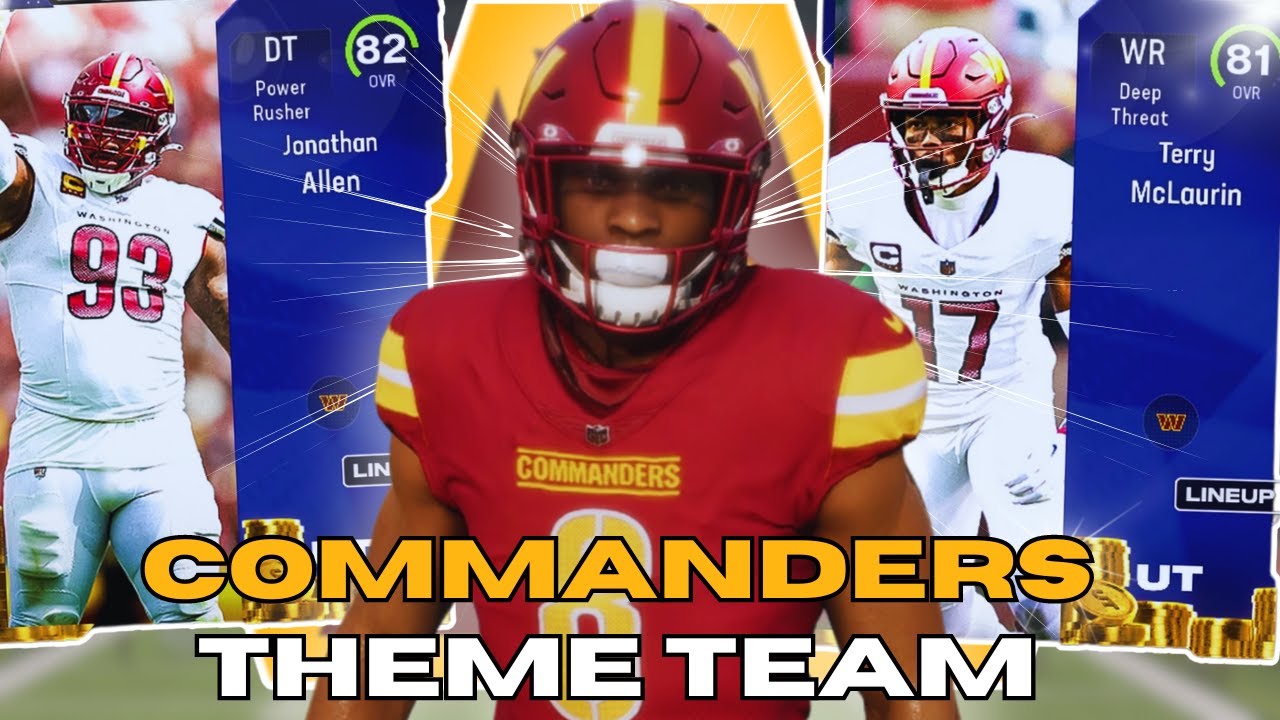 THE  BEST COMMANDERS THEME TEAM IS FINALLY HERE IN MADDEN 25!