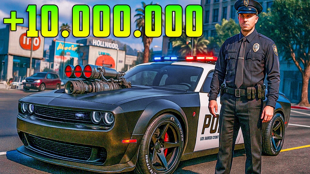 COMPRO Y TUNEO EL MEJOR COCHE DE POLICIA DE GTA 5 ONLINE !!