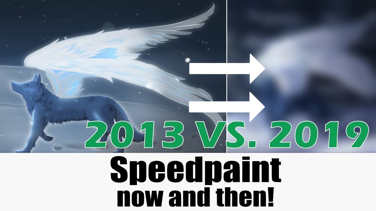 [Speedpaint] Growing wings of hope - wolf redraw