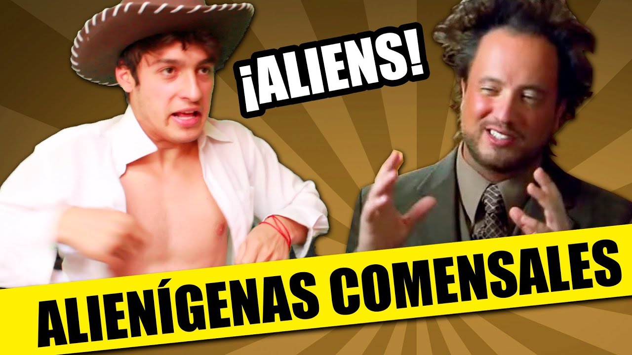 Alienígenas Comensales | PARODIA: Alienígenas Ancestrales | QueParió! ft. Fer Guisa