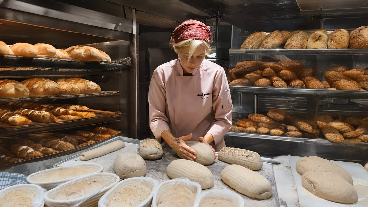 Incredible Artisan Sourdough Bread: AMAZING Bakery by a Turkish Baker