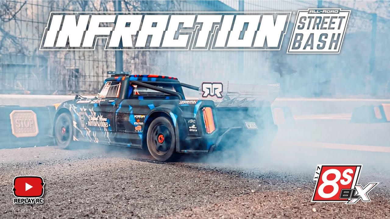 Rc car. ARRMA Infraction 8s | DON’T JUST BASH. BLAST.🔥@ARRMARC