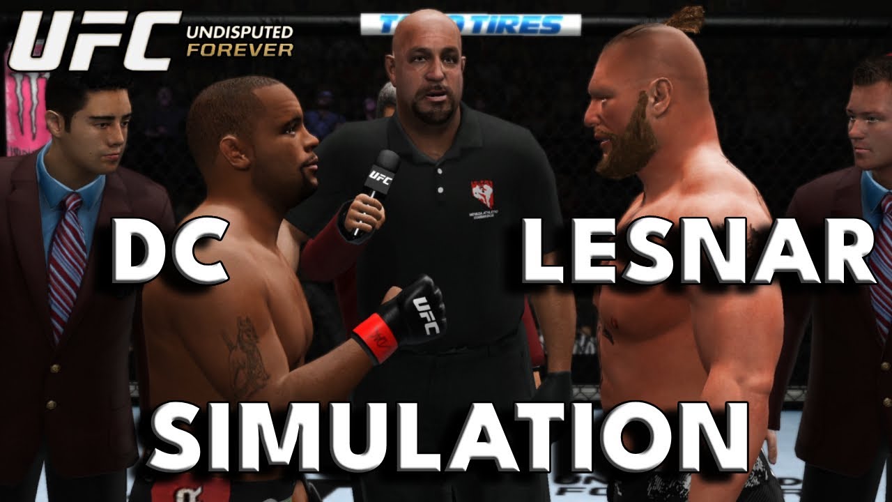 CLEAN! Daniel Cormier vs Brock Lesnar | UFC Undisputed Forever SIMULATION
