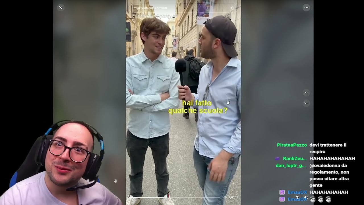 REACTION TIKTOK | MatteoHS live del 07 05 2024