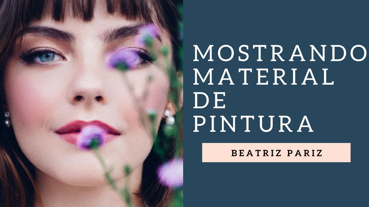 MOSTRANDO OS MEUS MATERIAIS DE PINTURA