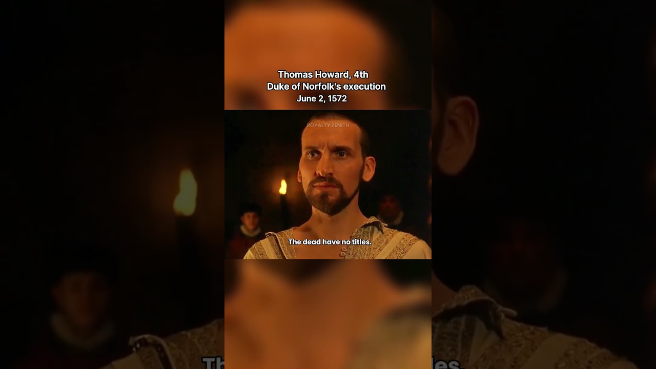 Thomas Howard's execution #history #execution #tudor #royal #royalty #viral #shorts #queen #king