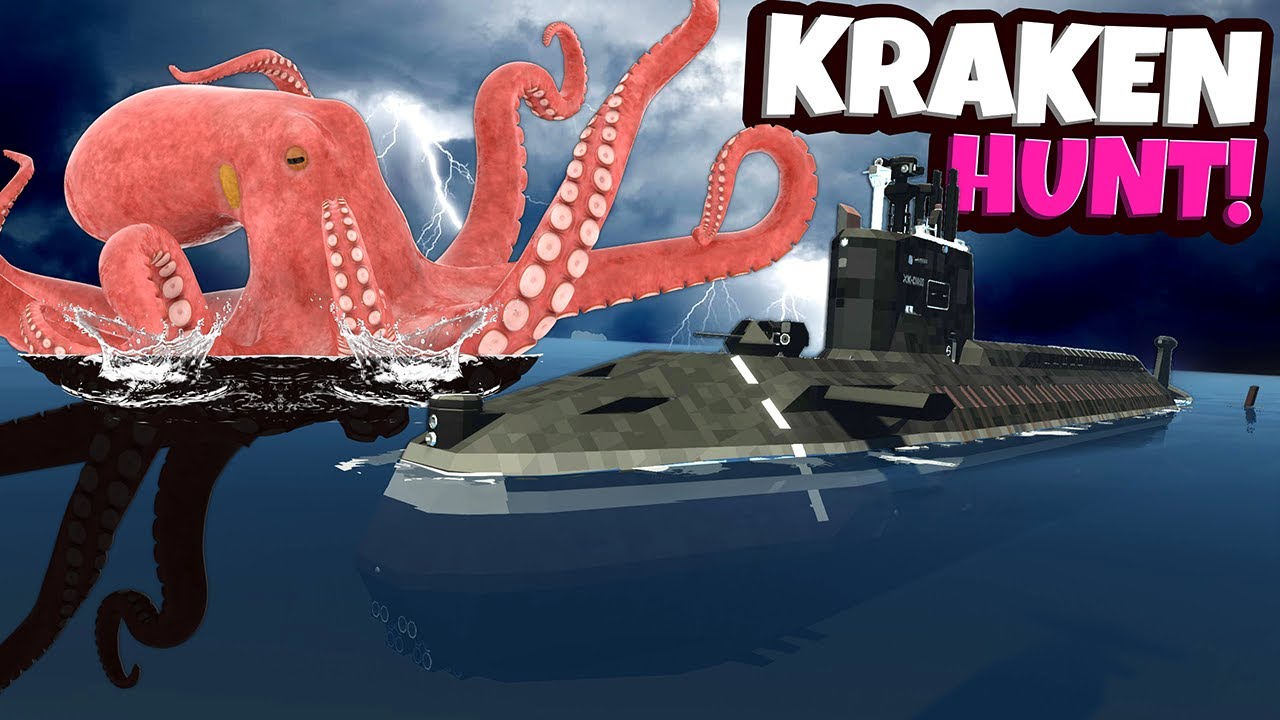 OB & I Used a NUCLEAR SUBMARINE to HUNT a KRAKEN in Stormworks Multiplayer!