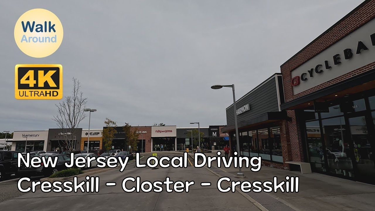 【4K60】 New Jersey Local Driving: Cresskill - Closter - Cresskill (Round Trip)