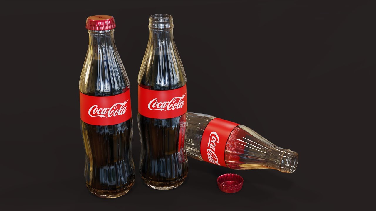 3DSMAX Bài 6 Model Chai Coca