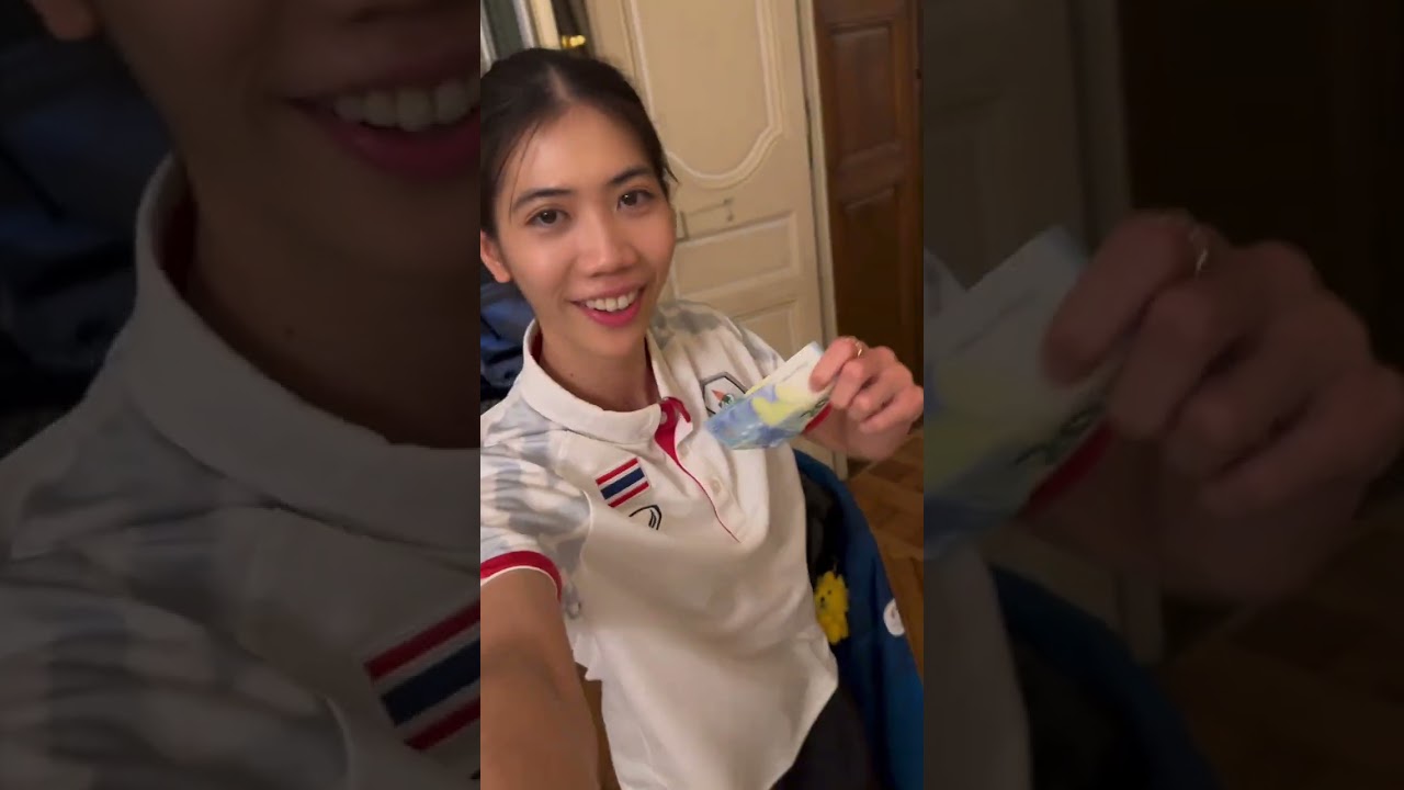 งานเลี้ยงนักกีฬาโอลิมปิค 2024 ก่อนกลับประเทศไทยค่ะ ม่วนมาก !! 🥳😍🤩 #น้องเทนนิส #โอลิมปิก2024