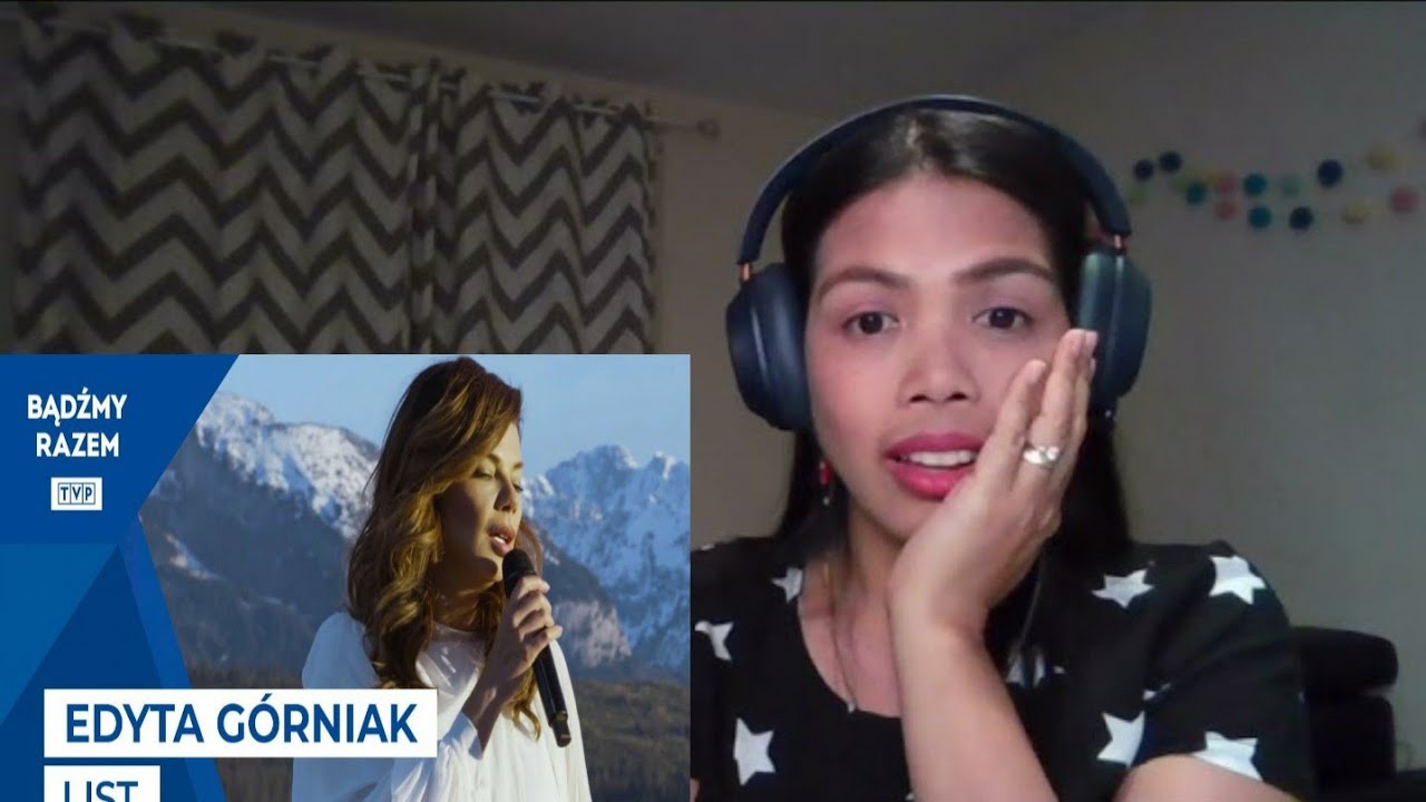 Its MyrnaG REACTS TO Edyta Górniak - List (Dekalog AD 2021)