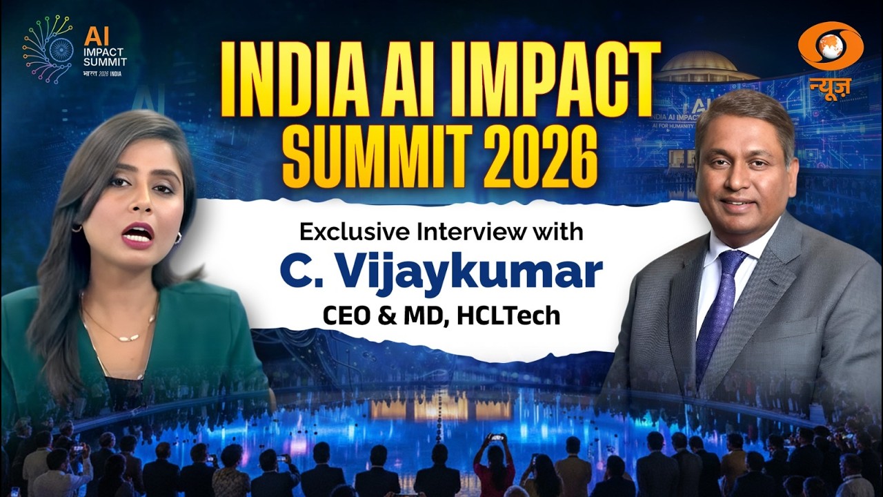AI Impact Summit 2026: Exclusive Interview with C. Vijaykumar CEO & MD, HCLTech | DD News