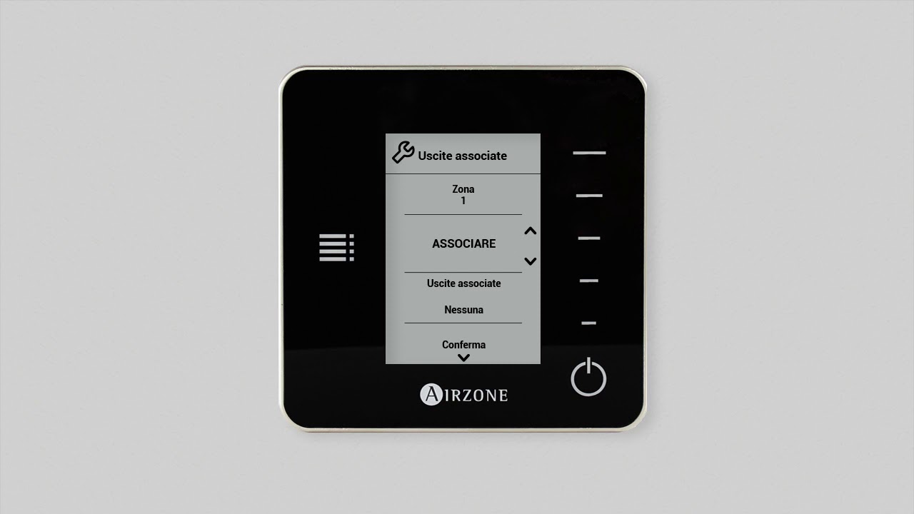Termostato Airzone Think Radio - Configurazione iniziale