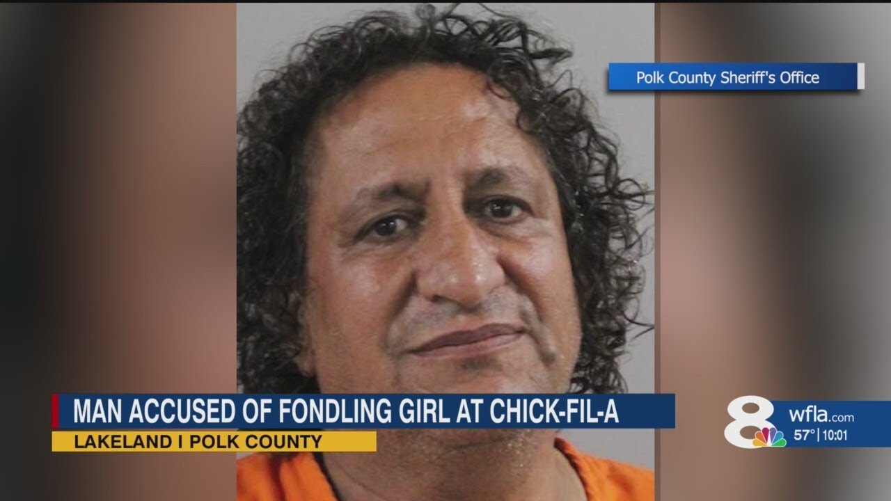 'Evil, nasty, scary': Lakeland man arrested for grabbing 16-year-old’s buttocks at Chick-fil-A