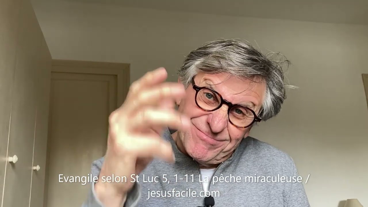 Evangile selon St. Luc 5, 1 11 La pêche miraculeuse