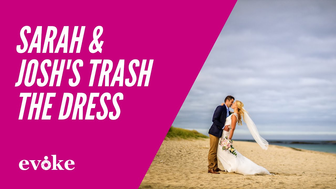 Guernsey & Herm Wedding Videography - Sarah & Josh's Trash the Dress Session by Evoke Weddings