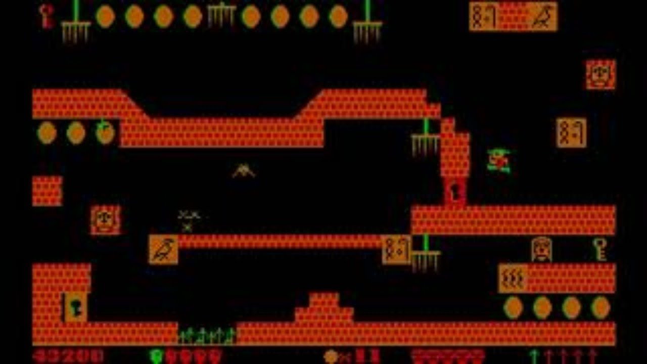 DOS Game, Pharaoh's Tomb, 1990 (bad live stream)