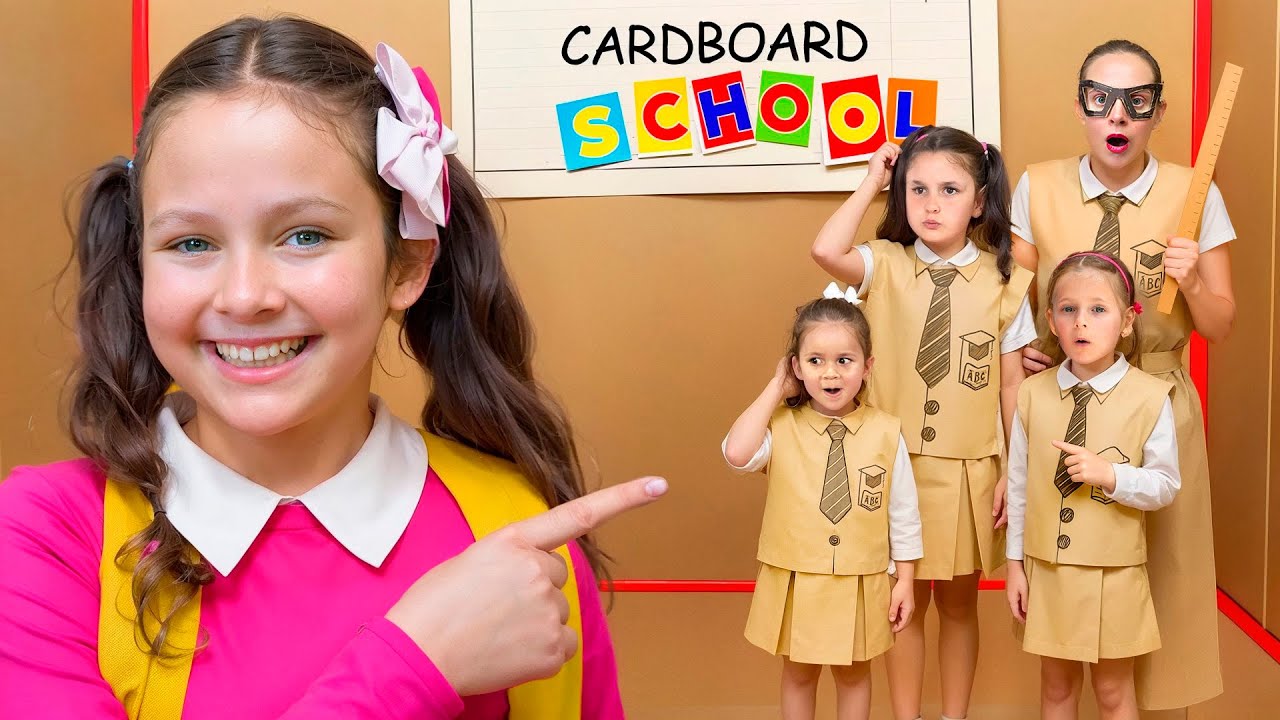 Cardboard School Dream – Fun School Day