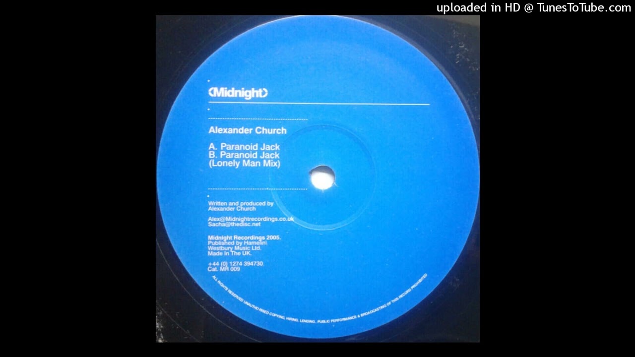 Alexander Church &ndash; Paranoid Jack