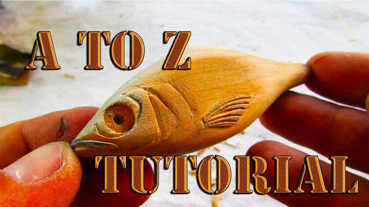A to Z Lure Making Tutorial. Cherry Wood Jerk Bait high Details