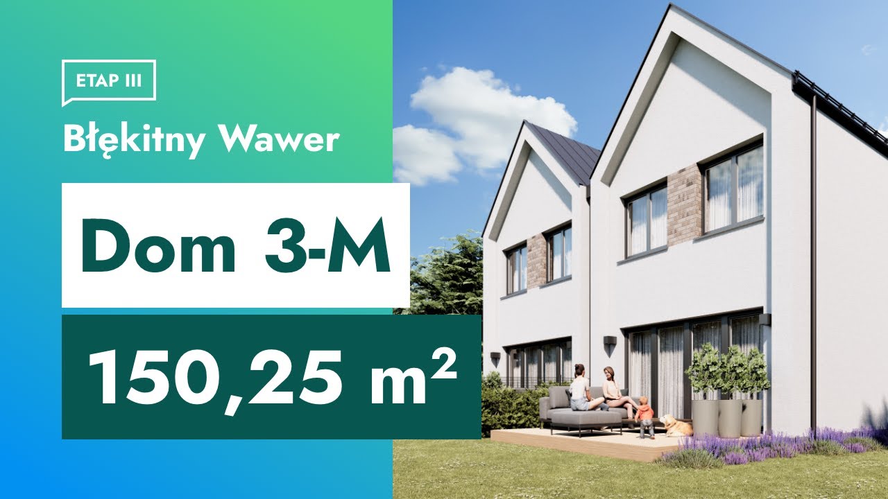 Dom 3-M | Osiedle domów Błękitny Wawer w Warszawie | Etap III