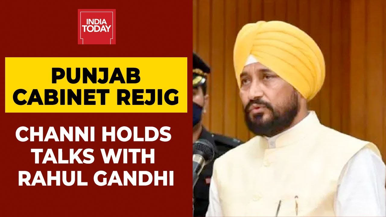 Punjab CM Charanjit Singh Channi Holds Discussion With Rahul Gandhi Over New Cabinet Expansion
