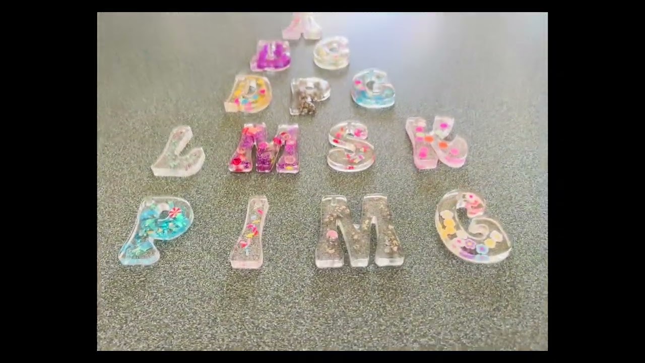 Do Relax & Watch ✨ Resin Alphabet Resin Art