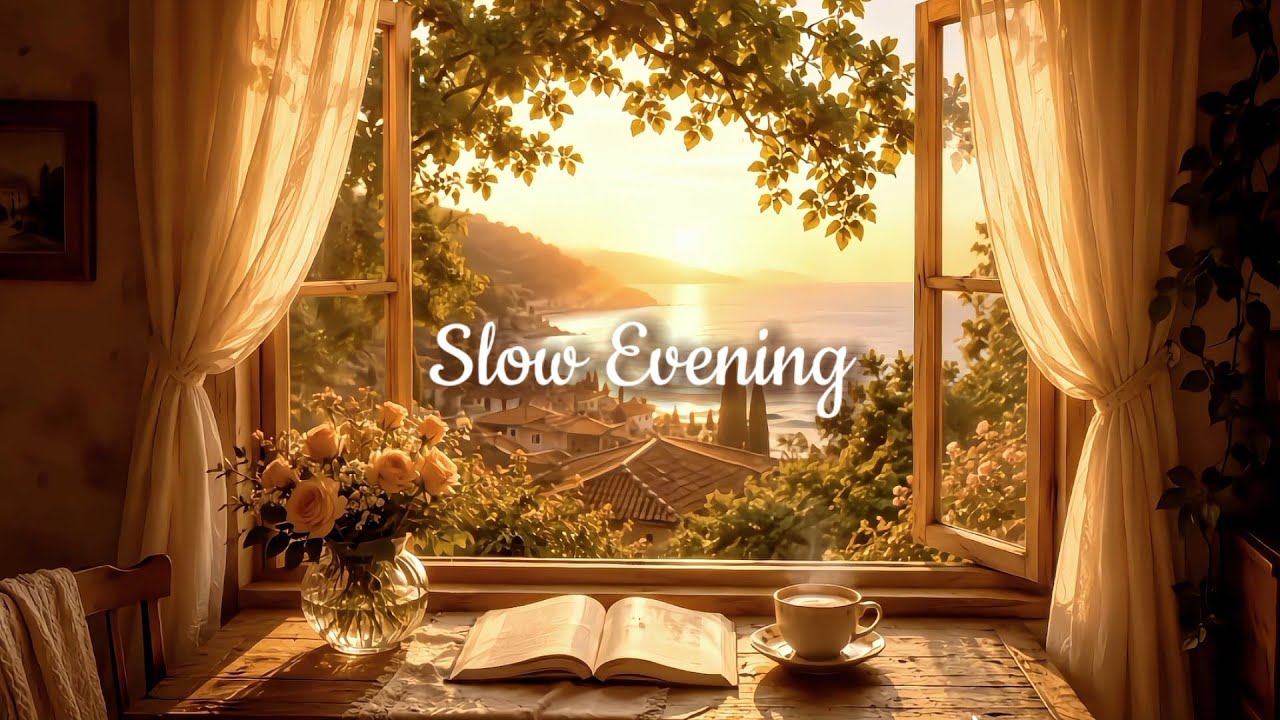 A Quiet Evening by the Sea | Soft Piano for Reading & Slow Living