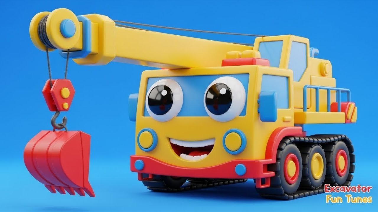 👷 3D Construction Truck Friends Build a Dream City – Fun & Learning for Kids!