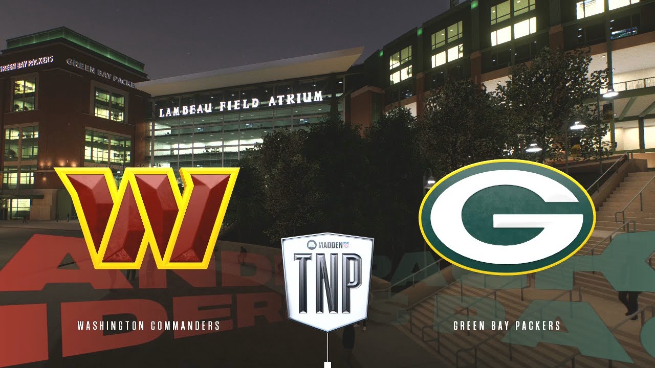 Madden NFL 26 - Washington Commanders Vs Green Bay Packers PS5 Simulation Week 2 (Updated Rosters)