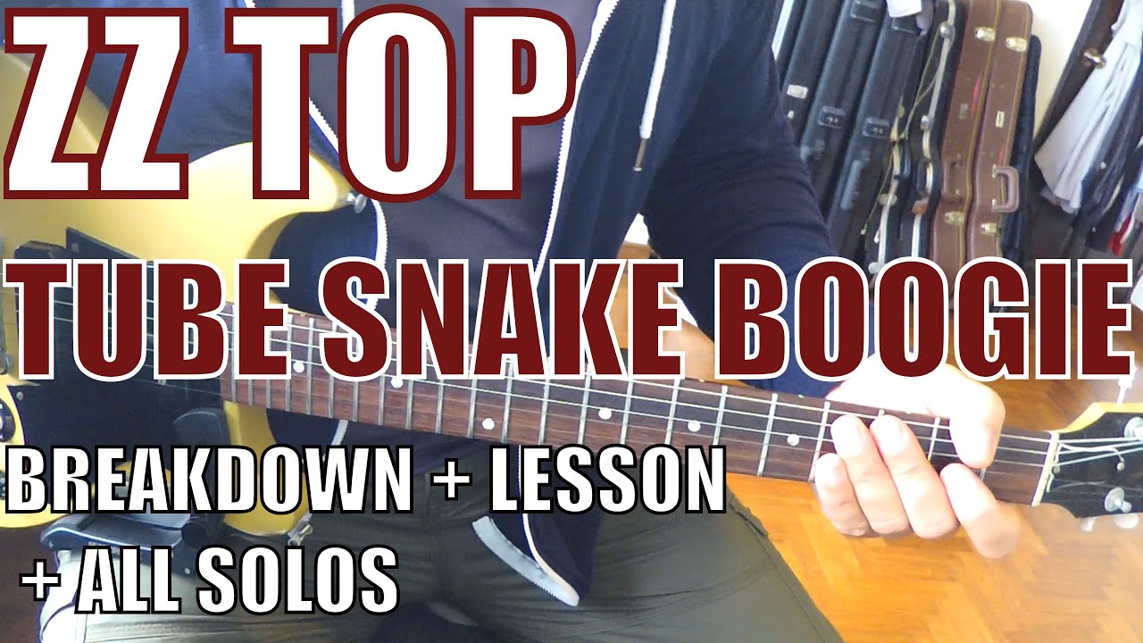 ZZ Top - Tube Snake Boogie - Guitar Tutorial