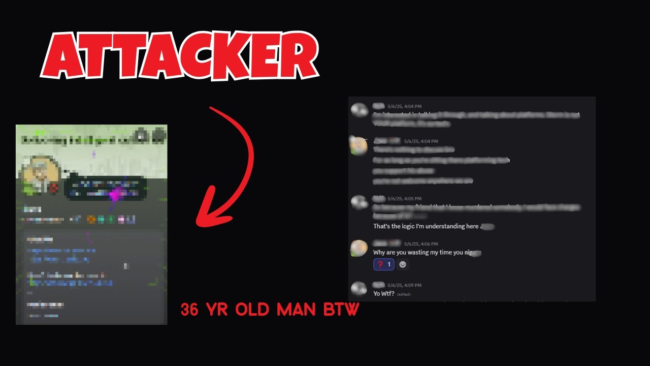 This guy **ATTEMPTED** to destroy a community because of a 
